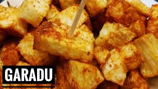 Indore Special Garadu ChatGaradu Chat recipeइन्दौर का प्रसिद्ध गराडू चाटGaradu recipe [upl. by Philana280]