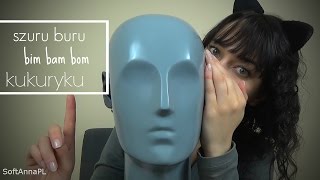 Binaural ASMR Polish Funny Onomatopoeic Words I Psik Taś Stuk Puf [upl. by Asalocin148]