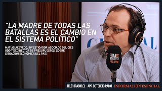 Exdirector de Presupuestos “La madre de todas las batallas es el cambio en el sistema político” [upl. by Akcimehs]