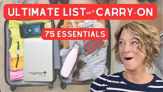 75 Packing List Travel Essentials [upl. by Ellezig199]