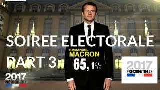 quotPrésidentielle 2017quot  Soirée électorale du second tour – 7 mai 2017 France 2 – 19H58  21H [upl. by Kral]