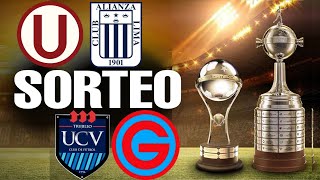 SORTEO de COPA LIBERTADORES y SUDAMERICANA 2024 para CLUBES PERUANOS [upl. by Obbard]