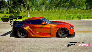 Toyota GR Supra Turun Di Online Buat Troll Dan Bikin Rage Quit  Forza Horizon 5 [upl. by Assylem]