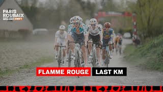 Last Km  ParisRoubaix Femmes avec ZWIFT 2024 [upl. by Rudolph54]