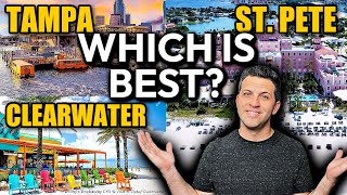 Tampa vs St Petersburg vs Clearwater  Which CITY IS BEST For You [upl. by Ingmar]