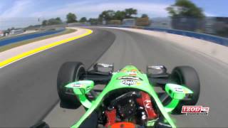 2012 INDYCAR Practice 2 from Milwaukee [upl. by Kirby]