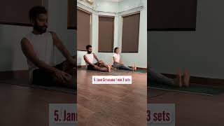 5 steps to reach Parivrtta Janu Sirsasana Revolved HeadtoKnee Pose  Iyengar Yoga [upl. by Nyladam143]