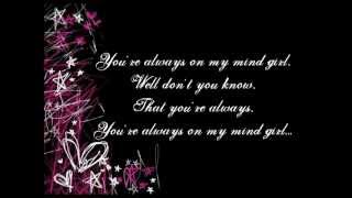 Always On My Mind Tiki Taane Lyrics [upl. by Rozele]