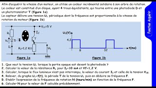 1Les Capteurs  Exercice Codeur optique [upl. by Nannoc]