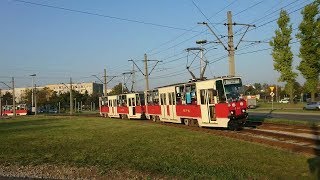 Częstochowa tramwaj Konstal 105Na 2021092018 [upl. by Oirotciv]