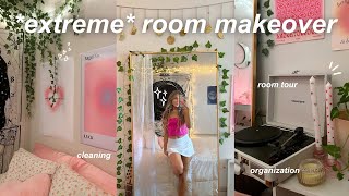 extreme room makeover🪞organization cleaning amp room tour [upl. by Oniotna113]