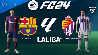 EAFC 24  RECONSTRUINDO O REAL VALLADOLID  MODO CARREIRA 🔥 [upl. by Yelha]