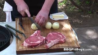 How to grill Rib Steaks amp Beef Sauce  Recipe [upl. by Erait]