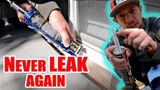 How to Caulk and Seal a Window [upl. by Fiden]