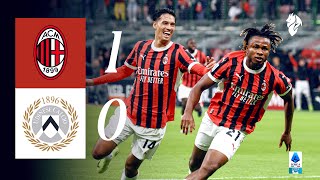 Chukwuezes early goal enough to claim 3 points  AC Milan 10 Udinese  Highlights Serie A [upl. by Lear]