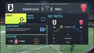 FIFA 22 Modalità Carriera 5 giornata della Serie A Enilive Atalanta Monza [upl. by Samau]