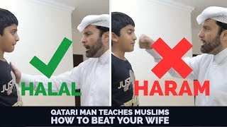 A Qatari Man Teaches Muslims How To Beat Your Wife [upl. by Ruckman]