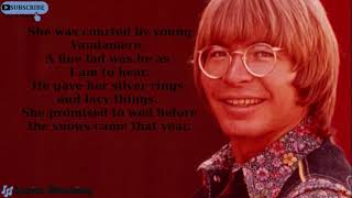 John Denver  The Wildlife Concert  Darcy Farrow  Lyrics Meaning [upl. by Dottie]