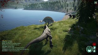 Another one Bites the Dust  Rex vs Spino 1v1  The Isle Gameplay [upl. by Caton]