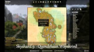 ESO Skyshard Locations Auridon [upl. by Llert]