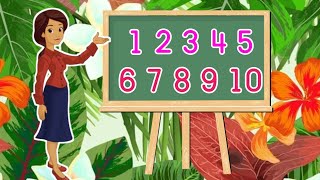 1 2 3 4 Number Names  122  Learn From 1 To 100  hindi varnamala  hindi rhymes kidsvideo [upl. by Bridge]