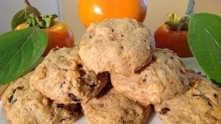 How To Make Persimmon CookiesBakingCookie Recipes [upl. by Emelita106]