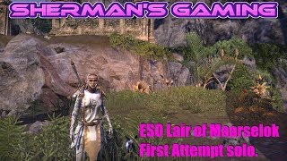 ESO Lair of Maarselok First Attempt solo [upl. by Iglesias]