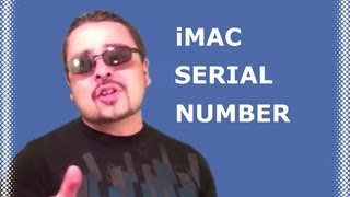 How to find the serial number of your iMac [upl. by Nerahs590]