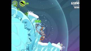 Angry Birds Space Cold Cuts 211 Walkthrough 3star [upl. by Burnett]