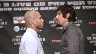 Cotto vs Margarito II press conference [upl. by Jezrdna]