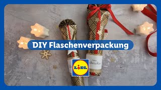 DIY Flaschenverpackung mit Step by Step Anleitung [upl. by Gentry]