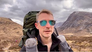 Thru Hiking the West Highland Way  Day 4  AMAZING views of Glen Coe [upl. by Anair914]