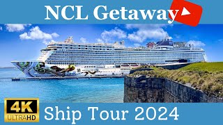 Norwegian Getaway 2024  Full Walkthrough Ship Tour with SIX staterooms 🛳 [upl. by Vaclav]