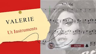 Valerie  Amy Winehouse  Play along for Ut Instruments [upl. by Zaria294]