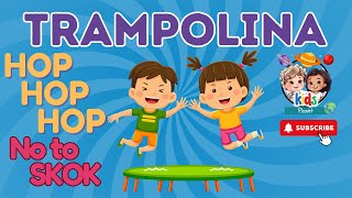 TRAMPOLINA  Piosenki dla dzieci KidsPlanet ⭐️⭐️ [upl. by Ernaline]