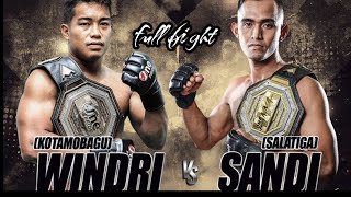 Windri patilima vs Sandi Permana  one prine mma [upl. by Zicarelli]