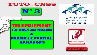 TELEPAIEMENT LA CNSS AU MAROC A PARTIR LE PORTIAL DAMANCOM [upl. by Turino168]