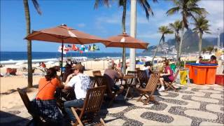 Ipanema Beach on a Sunday Morning  Rio de Janeiro Brazil [upl. by Sissy]