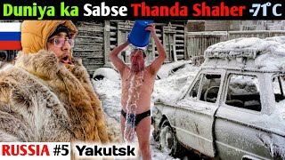 Shocking Extreme Life in World’s Coldest City 71°C Yakutsk Russia 🇷🇺😱 [upl. by Gabi347]