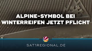 Neue Regeln bei Winterreifen AlpineSymbol ist jetzt Pflicht [upl. by Yarased10]