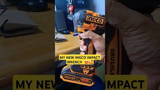 MY NEW IMPACT WRENCH BY INGCO 🥰😍👍 ingcotools ingco [upl. by Holden]