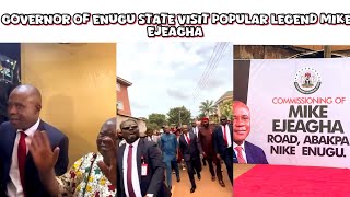 TEARS AS GOVERNOR OF ENUGU STATE PETER MBAH VISIT POPULAR LEGEND MIKE EJEAGHA [upl. by Aivekal648]