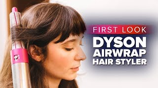 The Dyson Airwrap hair styler handson [upl. by Kerek]