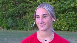 DeKalb sophomore golfer Grace Pfister full interview 992024 [upl. by Annaiek]