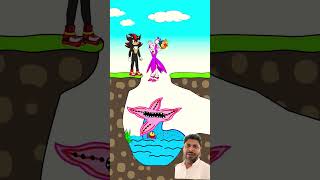 Shadow lures blazer into a trap amp pays pricefunny animation cartoonshorts animation cartoon [upl. by Nailliw]