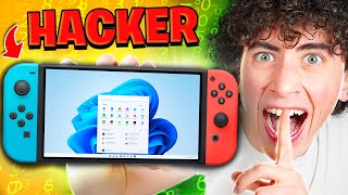 HACKERO la NINTENDO SWITCH e la TRASFORMO in un COMPUTER modding [upl. by Jonis]