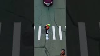 Crossing the most dengerous crosswalk zachking crosswalk shorts ytshorts viral [upl. by Nadaba12]