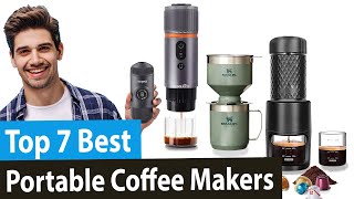 Best Portable Coffee Maker  Top 7 Reviews 2024 Buying Guide [upl. by Nareht]