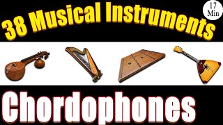 Chordophones 38 Musical Instruments with Pictures amp Video  Ethnographic Classification  Kingsley [upl. by Analla]