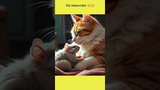 Cat And Rat Love 💗  shorts ytshorts trending cat [upl. by Ernie]